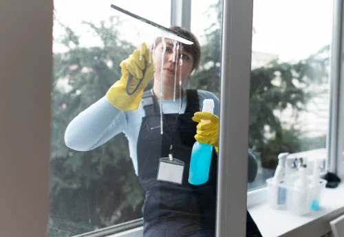 Nettoyage de vitres intérieures et extérieures à Berjou